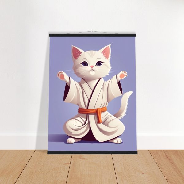 Karate Kitty Yoga Wall Art 5