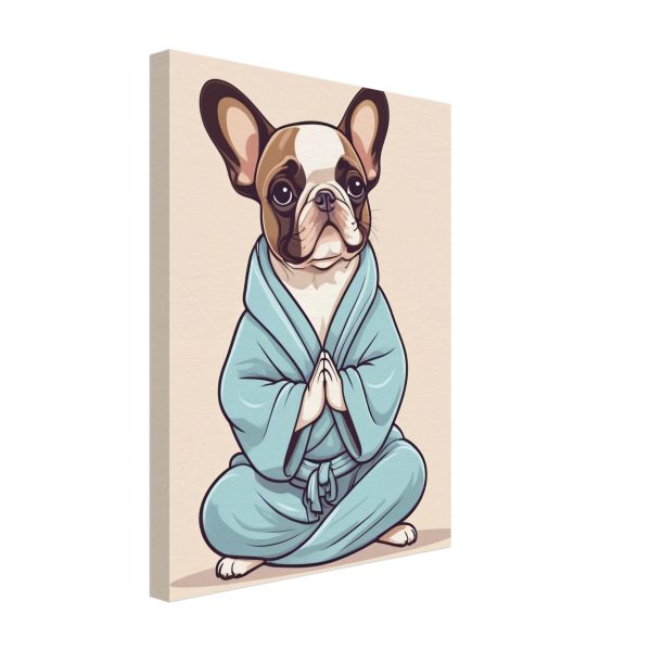 Yoga French Bulldog Puppy Poster 2