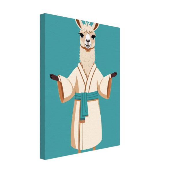 Yoga Pose Llama Wall Art Poster 6