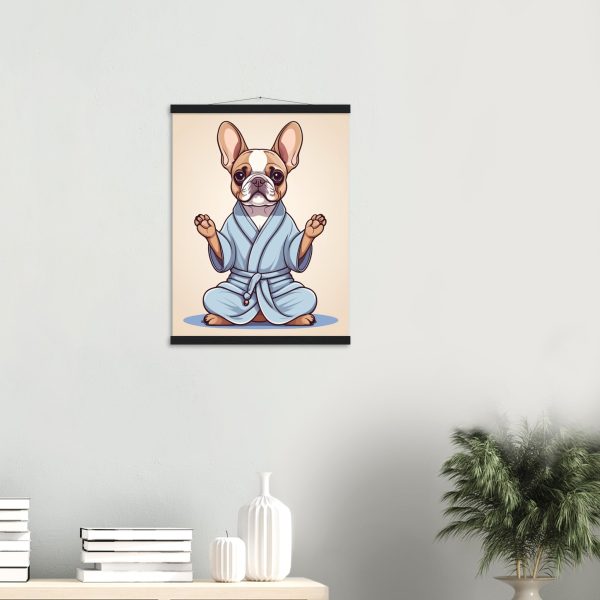 Yoga Frenchie Puppy Poster 10