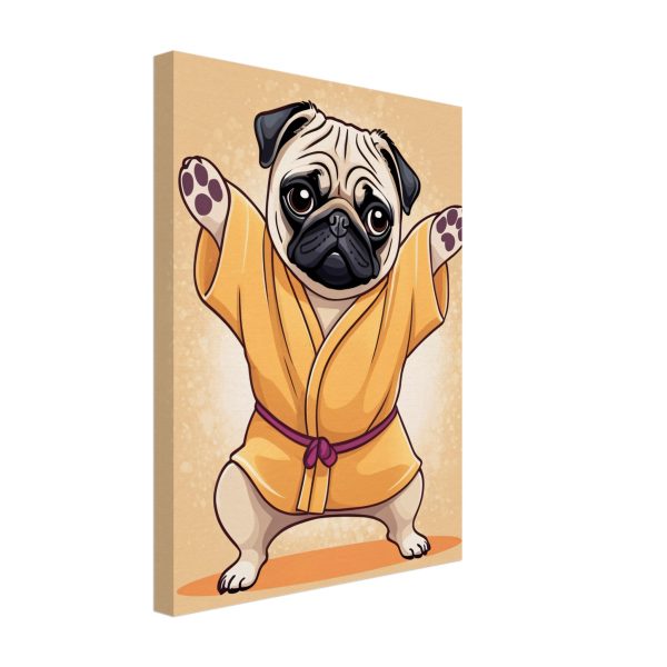 Yoga Pug Poster: A Humorous and Inspiring Wall Art 2